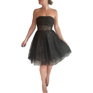 Jovani Lace Strapless Dress